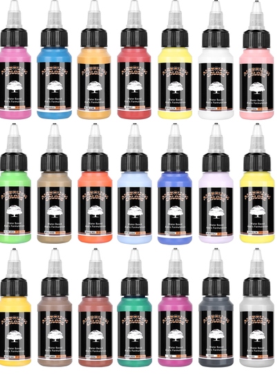 Sagudio 24色 30ml アクリル塗料セット エアブラシ用