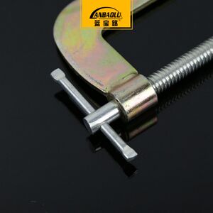 
Free shipping steel pipe woodworking clamp G clip 2-12 inch G clip D clip Woodworking clamp Tool fixing clamp Rocker clamp