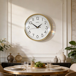 2026 New Creative Multifunctional Perpetual Calendar Electronic Clock with Automatic Time Adjustment, Round Wall Clock for Home Use