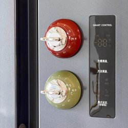 Clockwork Timer Creative Kitchen Household Cooking Fridge Magnet Cooking Baking Alarm Clock Visual Magnetic Timer