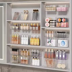 Chuxinmi - Bathroom Mirror Cabinet Storage Box Layered Shelf Bathroom Cabinet Storage Organizer