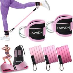 Resistance Band Gantry Ankle Buckle Elastic Rope Pull Band Peach Butt Training Leg Exercise Fitness Foot Sleeve Set