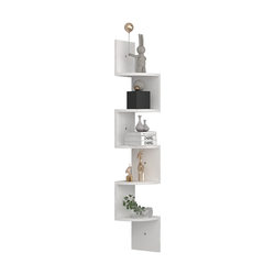 3-7 Layers [Can Be Punched Without Punching] Corner Bookshelf Storage Rack Wall Hanging Corner Rack Living Room Bedroom Storage Decorations