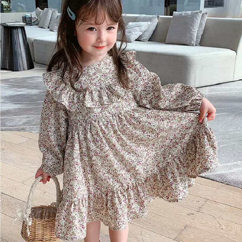 Korean flower 2025 girl dresses