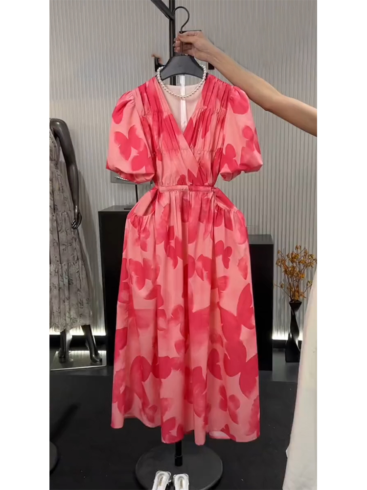 (Mới) Mã H5009 Giá 2480K: Váy Đầm Liền Thân Dáng Dài Nữ Swref Tay Phồng Trông Trẻ Hơn Tuổi Thời Trang Nữ Chất Liệu G05 Sản Phẩm Mới, (Miễn Phí Vận Chuyển Toàn Quốc).