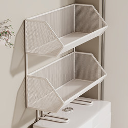 Bathroom Storage Shelf Above the Toilet, No-Drill Storage Solution for Bathroom and Restroom Supplies