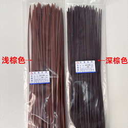 Brown Nylon Cable Ties 100 Pieces  Household Cable Management Tool Cable Ties [3.6mm Wide 40cm Long]