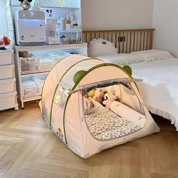 Children's Tent Bed Indoor Secret Base Cabin Baby Girl Princess Boy Small House Sleepable Nest