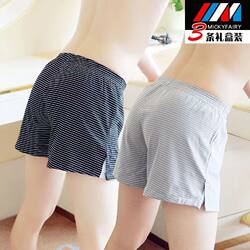 Men's Cotton Boxer Briefs, All-Season Loose Fit, Comfortable Shorts for Boys, Teenagers, and Students