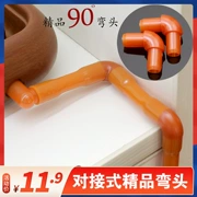 Bộ chuyển đổi khay trà Bakelite phụ kiện bộ ấm trà silicone ống thoát nước ống thoát nước 90 độ khuỷu tay đầu nối bàn trà