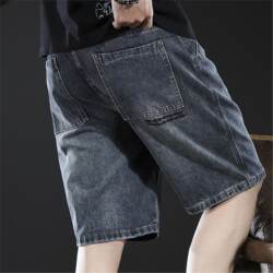 Shorts men's jeans summer versatile casual mid-pants 2025 new retro classic large size trendy five-quarter pants