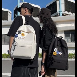 
Backpack men's simple large-capacity travel backpack casual junior high school student high school student school bag