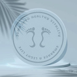 Rope Round Jump Rope Mat Pe Sports Yoga Mat Thickened Fitness Shock-Absorbing Soundproof Non-Slip Jogging Silent Mat