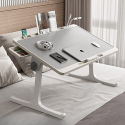 Foldable bed small table student writing table study table dormitory bed desk bay window small table lazy pen