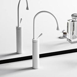 Countertop Basin Wash Basin Faucet Black Pull-Out Hot and Cold Basin Wash Basin Home Bathroom Basin