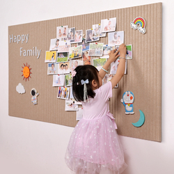 Hole-free Photo Wall Hanging Wall Custom Baby Decoration Background Board Self-adhesive Photo Wall Display Wall Sticker Felt Board