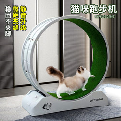 Cat Treadmill, Silent, Small, for Exercise, Fitness, Weight Loss, Non-Stuck, Plastic Pet Toy, Cat Climbing Frame