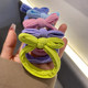 High-looking rubber band for women with dopamine color bow tied hair rope high elastic durable hair ring for women ponytail leather case