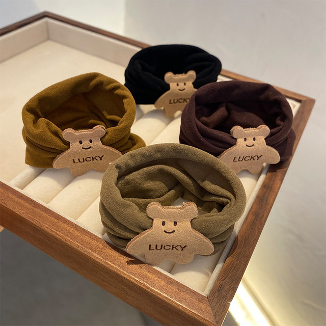 Widely soft bear hair rope for women's facial mask ring tied hair band 2025 new high elastic hair tied ponytail head rope