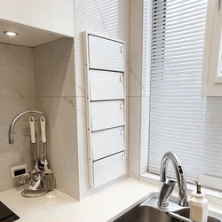 Folding Wall-Mounted Prep Tray Kitchen Multi-Functional Storage Rack Multi-Layer Corner Organizer for Condiments, Bowls, Plates, and Chopsticks