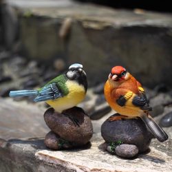 Creative Outdoor Garden Rockery Courtyard Balcony Home Furnishings Wine Cabinet Decoration Resin Artificial Bird Desktop Ornaments