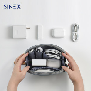 
SINEX laptop liner bag is suitable for Apple 17 mobile phone Xiaomi digital bag headphone data cable storage box USB disk mouse convenient bag i male macbook accessory bag power bank