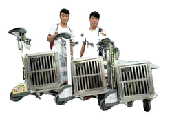 Specialized Pet Dog Transport Crate, Car-Mounted Shipping Crate, Stainless Steel Cage, Transport Cage, Competition Cage, Sturdy and Durable