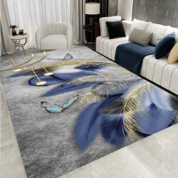 Living Room Carpet, Light Luxury, High-End, Modern, Simple, Sofa, Coffee Table Rug, Nordic Bedroom Mat, Large Area for Home Use