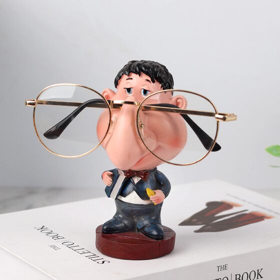Teacher Glasses Ring Slash Glasses Shop Decoration Private Properly Paper Creative Home Glasses Desktop Furnishings