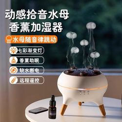 Jellyfish Aromatherapy Diffuser Humidifier for Bedroom Air Conditioning Room, Small Large Spray Desktop Atmosphere Light, Creative Birthday Gift