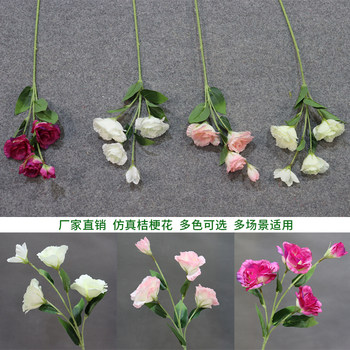 
Wedding decoration silk flower simulation lisianthus flower living room dining table home flower arrangement decorative flower ornaments photo props