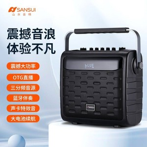 
Shanshui X300 musical instrument portable high power outdoor karaoke high volume speaker audio portable square dance Bluetooth
