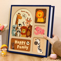 1000-Page Photo Album, Large-Capacity Commemorative Album, Children's Insert Pages, 5-Inch, 6-Inch, Family Baby Growth Record Album Storage