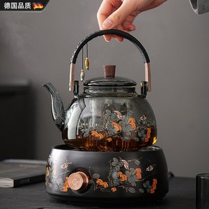 German electric ceramic stove around the stove for tea making household ceramic fired health kettle kettle glass handle kettle tea small