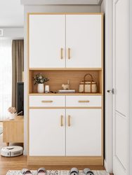 Shoe Cabinet for Home Entrance, Large Capacity Entryway Cabinet, Integrated Partition, Wall-Mounted Storage Cabinet, Elevated Shoe Rack