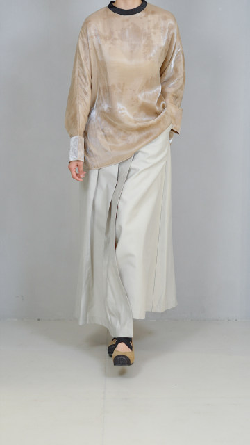 Gao Ding's Drinking Anti -Simple Political Fold Wrinkle Wind Symmetric Symmetric pleated pleated skirt
