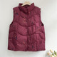 Winter clothing for the elderly, women's down jacket, vest, grandma's coat, old lady's clothes, elderly mother's vest
