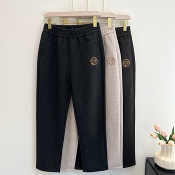 
Mom's autumn and winter pants women's casual pants grandma straight pants