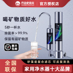 George Steve Water Purifier for Home Direct Drinking Kitchen Tap Water Countertop Filter Steve Flagship Store