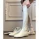 2025 great-looking boots for women, new hot style white early autumn super hot and beautiful boots, royal sister long knight boots