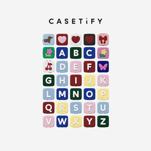 
CASETiFY silicone beads, hearts/bows/flowers/letters, DIY mobile phone strap lanyard/wrist strap, suitable for iPhone full range of mobile phone accessories, strap lanyard accessories