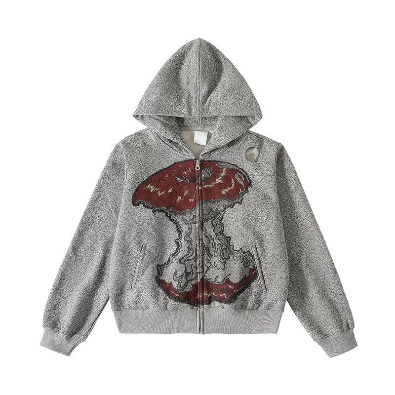 CONP22AW Furry Apple Sweaters 长毛的苹果加绒短卫衣-Taobao 