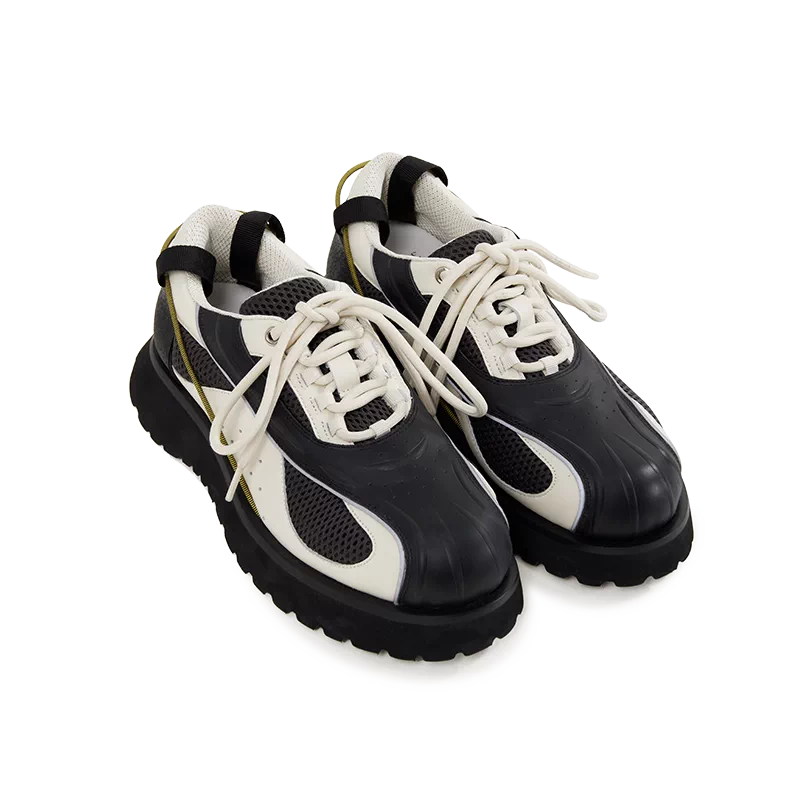 CONP23SS Ripple Sneaker 水波紋細橡筋運動休閒鞋月粉