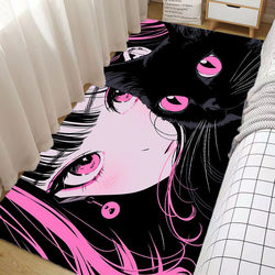 Two-Dimensional Anime Carpet Conan Naruto Bedroom Boys' Living Room Coffee Table Rug Bedside Cartoon Children's Room Carpet