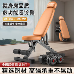 Dumbbell Bench, Multifunctional Foldable Home Abdominal Exercise Board, Fitness Chair Combination, Adjustable Dumbbell Bench with High Load-Bearing Capacity