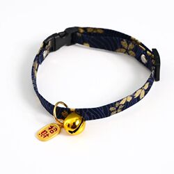 Dog Bell Collar and Lucky Charm Accessories Cat Pet Necklace Corgi Neck Small and Medium-Sized Puppies Bichon Frise Pomeranian