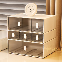 Desktop Drawer-Type Storage Box, Transparent Storage Box, Office Storage Rack, Student Stationery and Miscellaneous Items Organizer Box