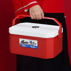 Red Gift Box, Fresh Sea Cucumber Packaging Box, Matsutake Fresh Cordyceps Insulated Box, Seafood Preservation Refrigerated Foam Box