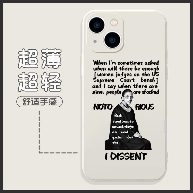 金斯伯格手机壳苹果13适用华为mate40pro周边iphone12promax女权30
