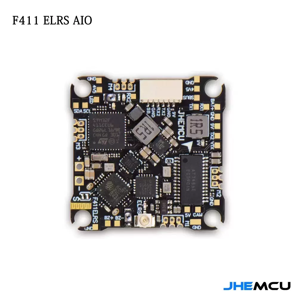 25.5mm AIO】JHE F411EL VTX 1S-2S 穿越机飞控接收机12A 400MW